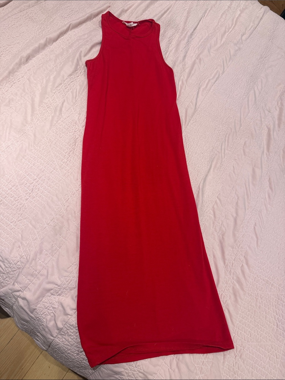 Forever 21 Red Sleeveless Maxi Dress